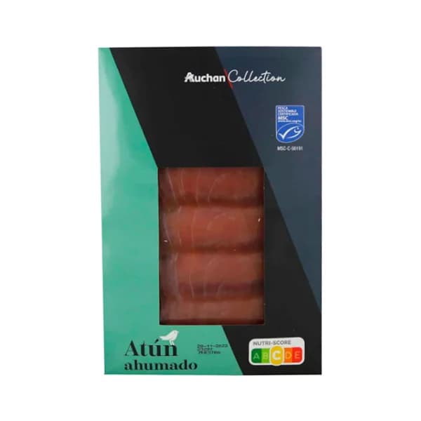AUCHAN Atún ahumado msc 80 g.	 Producto Alcampo - 0.08 kg - Imagen del producto en Findit