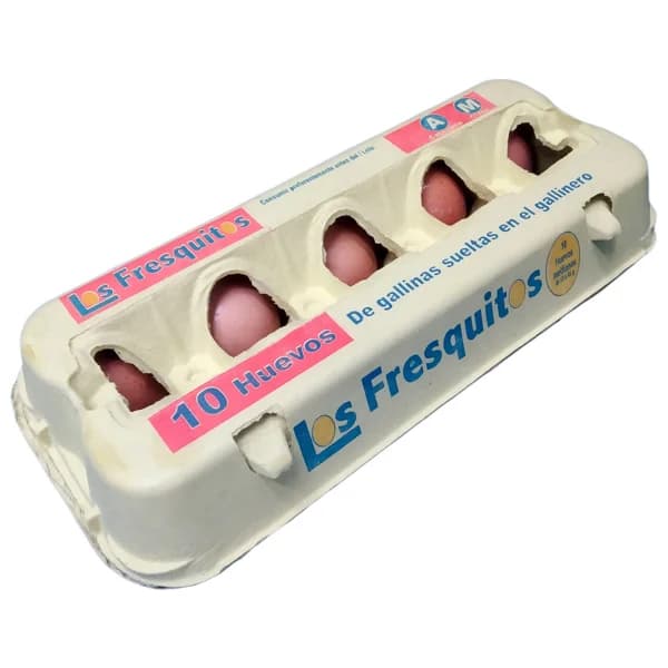 LOS FRESQUITOS Huevos de gallinas sueltas 10 unidades - 1 ud - Imagen del producto en Findit