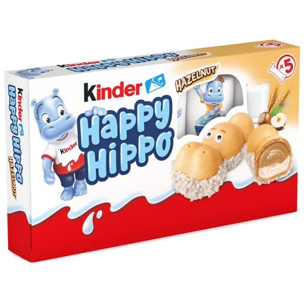KINDER Happy Hippo 5 uds. 103 g. - 1 ud - Imagen del producto en Findit
