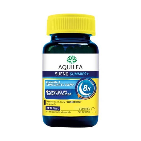 AQUILEA Sueño gummies+ Complemento alimenticio con melatonina y amapola 30 uds. - 1 ud - Imagen del producto en Findit