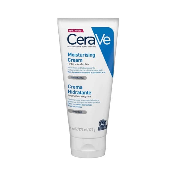 CERAVE Crema hidrantante sin perfume para pieles secas a muy secas 177 ml. - 0.18 l - Imagen del producto en Findit