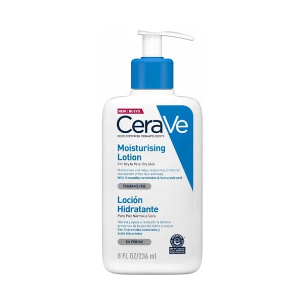 CERAVE Loción hidratante sin fragancia para pieles normales a seca 236 ml. - 0.47 l - Imagen del producto en Findit