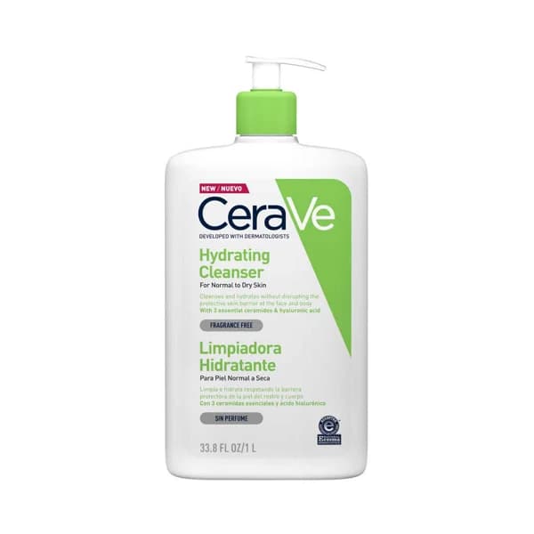CERAVE Gel limpiador hidrantante, para pieles normales a secas 1 l. - 1 l - Imagen del producto en Findit