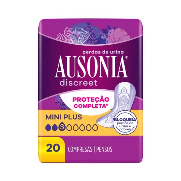 AUSONIA Discreet Compresas para pérdidas de orina mini plus (leves) 20 uds. - 1 ud - Imagen del producto en Findit