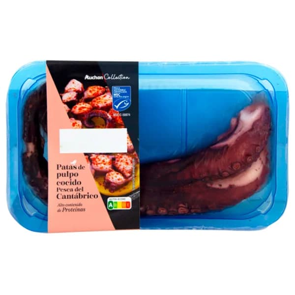 AUCHAN Pulpo del Cantábrico 200 g. Producto Alcampo - 0.2 kg - Imagen del producto en Findit