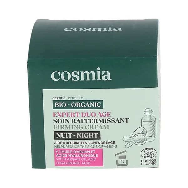 COSMIA Bio expert duo age Crema facial de noche con acción reafirmante, con aceite de argán y ácido Hialurónico 50 ml. - 0.05 l - Imagen del producto en Findit