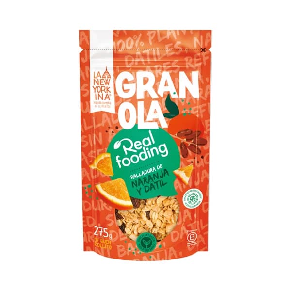 GRANOLA Cereales con ralladura de naranja, dátiles y almendras 275 g. - 0.28 kg - Imagen del producto en Findit