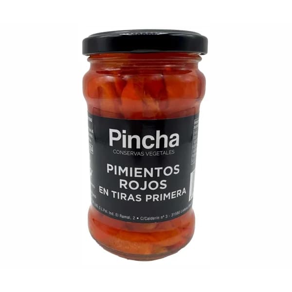 PINCHA Pimiento rojo en tiras frasco 280 gr. - 0.28 kg - Imagen del producto en Findit