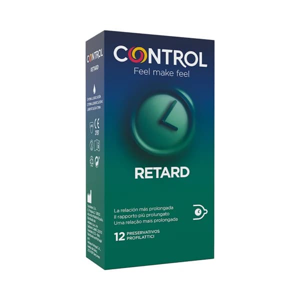 CONTROL Retard Preservativos lubricados con acción retardante 12 uds. - 1 ud - Imagen del producto en Findit