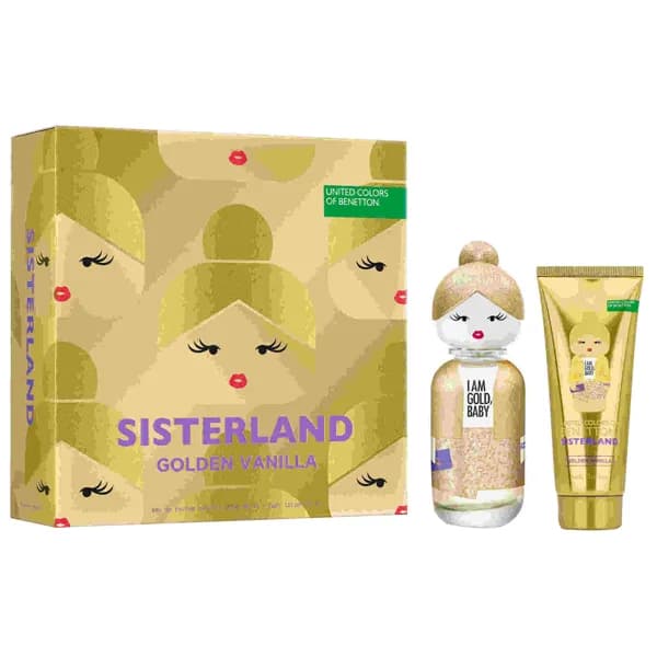 UNITED COLORS OF BENETTON Sisterland golden vainilla Estuche de colonia para mujer. - 1 ud - Imagen del producto en Findit