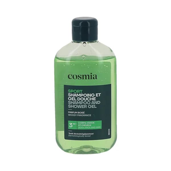 COSMIA Sport Gel y champú 3 en 1 (cara, cuerpo y cabello) 250 ml. - 0.25 l - Imagen del producto en Findit