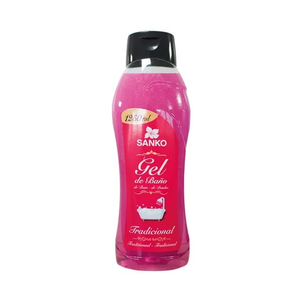 SANKO Tradicional Gel para baño o ducha para todo tipo de pieles 1250 ml. - 1.25 l - Imagen del producto en Findit