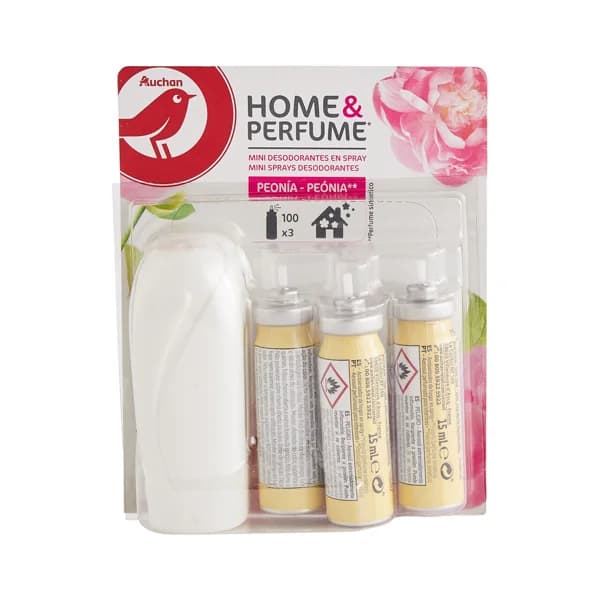 PRODUCTO ALCAMPO Ambientador mini spray + 3 recambios, fragancia peonía PRODUCTO ALCAMPO 3 uds. x 15 ml. - 1 ud - Imagen del producto en Findit