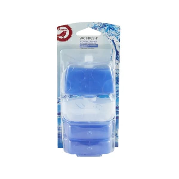 PRODUCTO ALCAMPO Bloques líquidos para WC limpiador frescor PRODUCTO ALCAMPO 3 uds. x 55 ml. - 0.17 kg - Imagen del producto en Findit