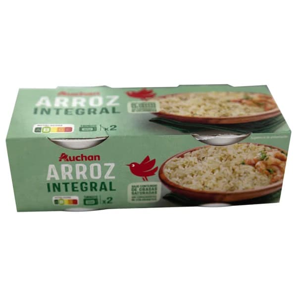 PRODUCTO ALCAMPO Arroz integral cocido (vasito microondas), listo para calentar y comer 2 x 125 g. - 0.25 kg - Imagen del producto en Findit