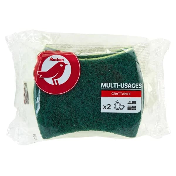 PRODUCTO ALCAMPO Estropajo fibra verde con esponja PRODUCTO ALCAMPO 2 UDS. - 1 ud - Imagen del producto en Findit