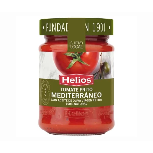 HELIOS Tomate frito con aceite de oliva virgen extra 300 gr. - 0.3 kg - Imagen del producto en Findit