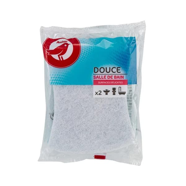PRODUCTO ALCAMPO Estropajo para baño, fibra blanca PRODUCTO ALCAMPO 2 uds. - 1 ud - Imagen del producto en Findit