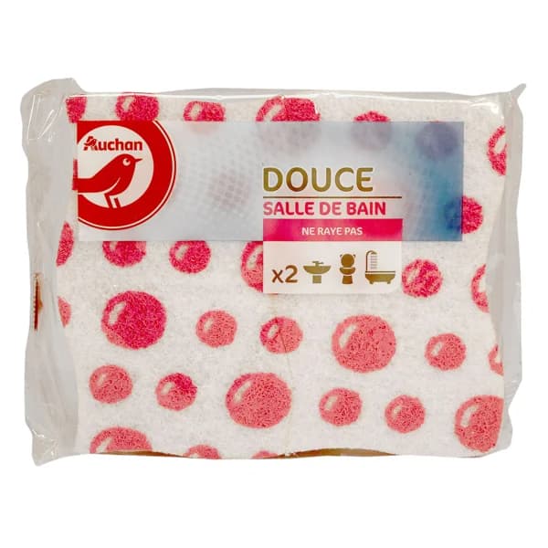PRODUCTO ALCAMPO Esponja suave con estropajjo para cuarto de baño PRODUCTO ALCAMPO - 1 ud - Imagen del producto en Findit