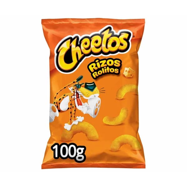 CHEETOS Rizos Snack de gusanos de maíz con sabor a queso de Matutano 100 g. - 0.1 kg - Imagen del producto en Findit