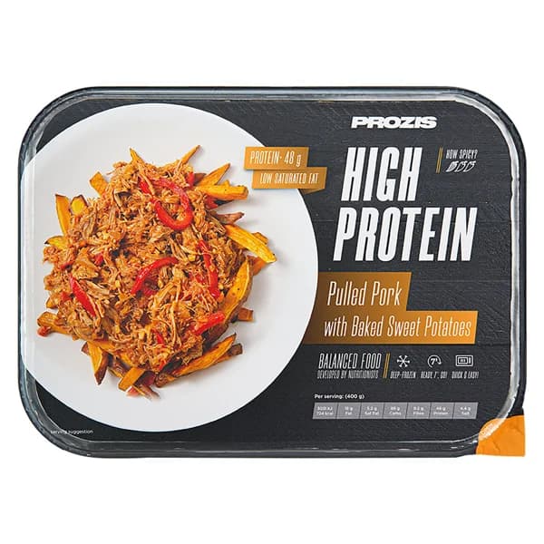 PROZIS High protein Cerdo desmenuzado con patata asada 400 g - 0.4 kg - Imagen del producto en Findit