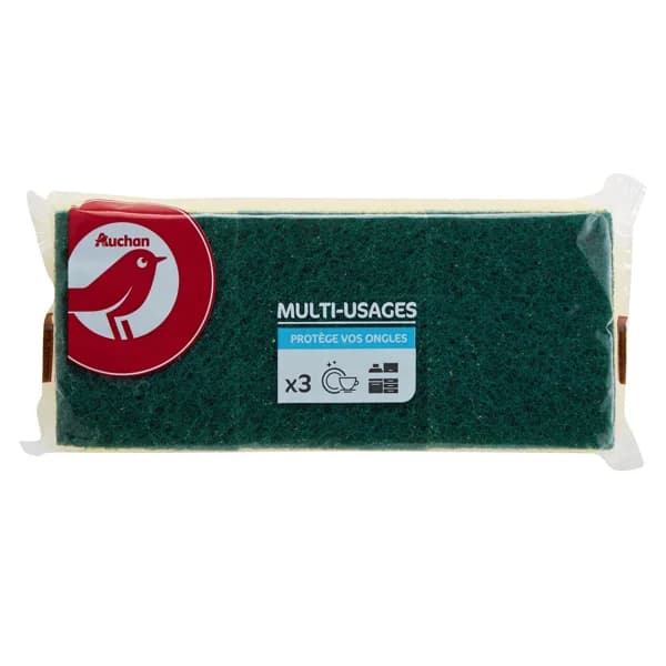 PRODUCTO ALCAMPO Estropajo salvauñas fibra verde PRODUCTO ALCAMPO 3uds. - 1 ud - Imagen del producto en Findit