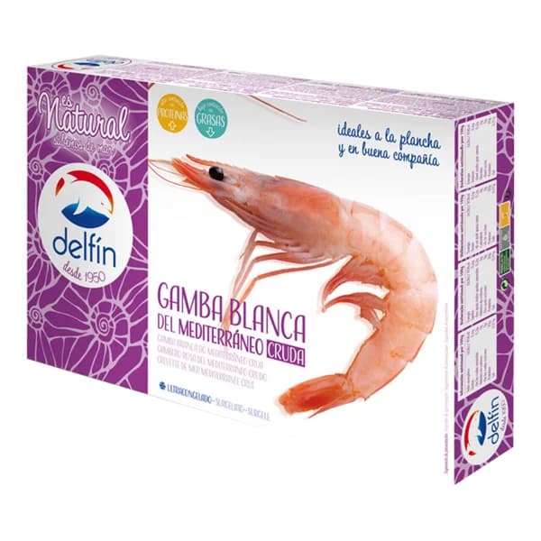 DELFÍN Gamba blanca del Mediterráneo, cruda y ultracongelada DELFÍN (P.N.E) 1 kg. - 1 kg - Imagen del producto en Findit