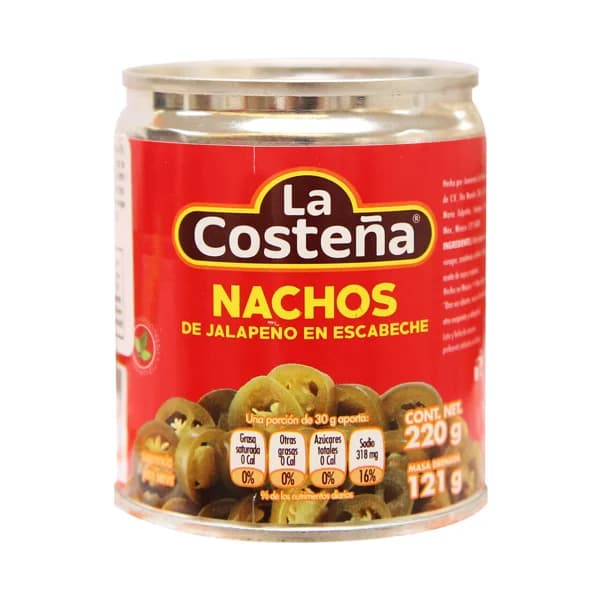 LA COSTEÑA Jalapeño rodajas LA COSTEÑA 220 gr. - 0.22 kg - Imagen del producto en Findit