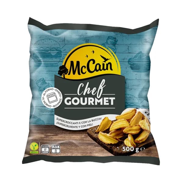 McCAIN Patatas con piel, prefritas, supercrujientes y congeladas McCAIN Chef gourmet 500 g. - 0.5 kg - Imagen del producto en Findit
