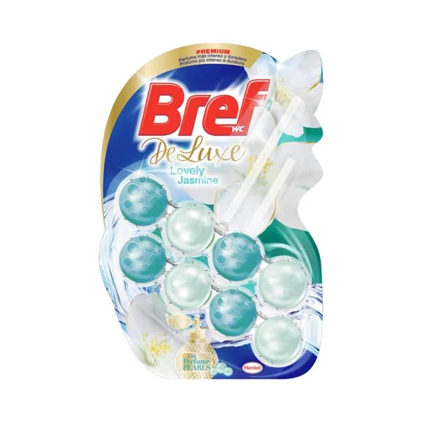 BREF De luxe Pastillas para WC con perfume Lovely Jasmine 2 uds x 50 g. - 0.1 kg - Imagen del producto en Findit