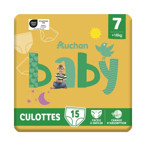 PRODUCTO ALCAMPO Baby Pants (braguitas) de aprendizaje talla 7 (+18 kg) 15 uds. - 1 ud - Imagen del producto en Findit