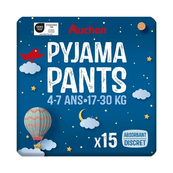 PRODUCTO ALCAMPO Pañales de noche talla 7 unisex (17-30 kg) 15 uds. - 1 ud - Imagen del producto en Findit