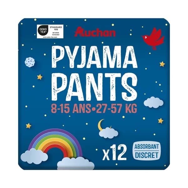 PRODUCTO ALCAMPO Pañales de noche talla 8 unisex (27-57 kg) 12 ud - 1 ud - Imagen del producto en Findit