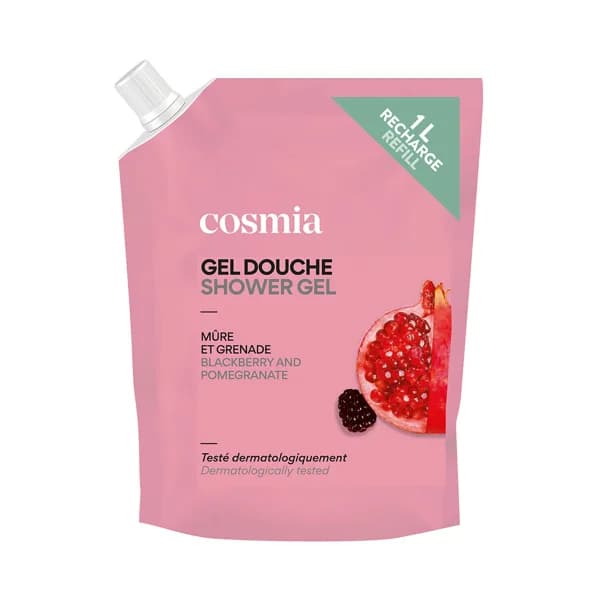COSMIA Recarga de gel para baño o ducha con perfume a mora y granada 1 l. - 1 l - Imagen del producto en Findit