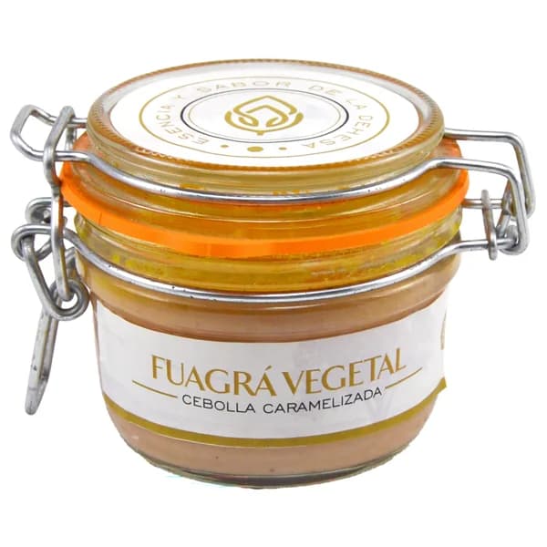 ESENCIA Y SABOR DE LA DEHESA Fuagrá vegetal con cebolla caramelizada 150 g. - 0.1 kg - Imagen del producto en Findit