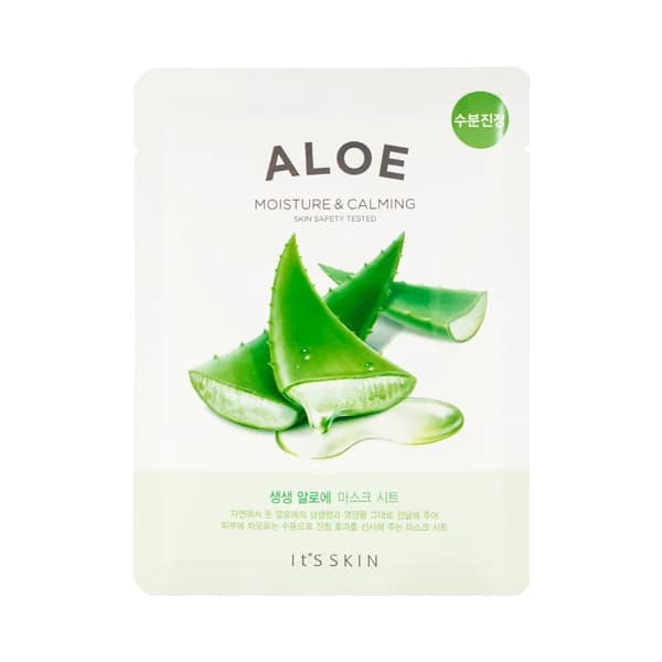 ITS SKIN Mascarilla facial calmante e hidratante con extracto de aloe vera. - 1 ud - Imagen del producto en Findit