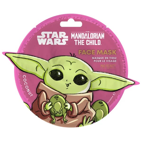 MAD BEAUTY The mandalorian the child Mascarila facial tiso con extracto de coco y acción suavizante. - 1 ud - Imagen del producto en Findit