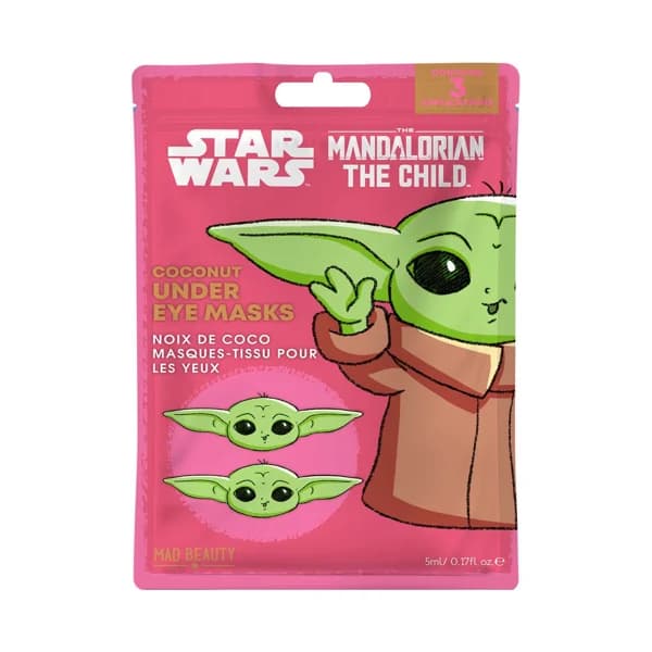 MAD BEAUTY Star wars mascarillas faciales para debajo de los ojos con infusión de coco 3 uds. - 1 ud - Imagen del producto en Findit