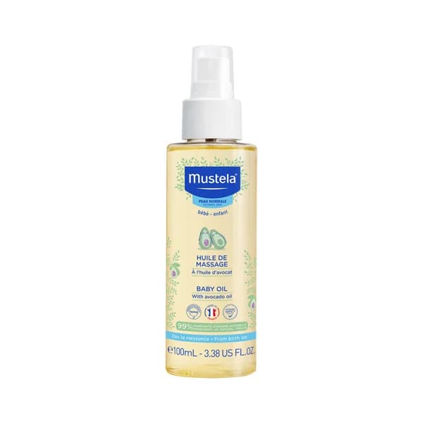 MUSTELA Aceite de masaje para bebe, con aceite de aguacate, que hidrata y suaviza MUSTELA 100 ml. - 0.1 l - Imagen del producto en Findit