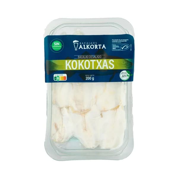 ALKORTA Bacalao desalado kokotxa ALKORTA 200 g. - 0.2 kg - Imagen del producto en Findit