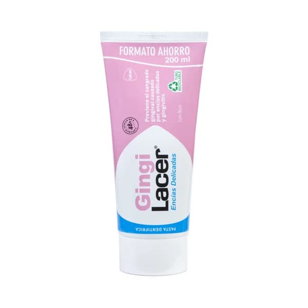 GINGI LACER Pasta de dientes con flúor y eficacia hasta 48 horas, espeical encías delicadas GINGI LACER 200 ml. - 0.2 l - Imagen del producto en Findit