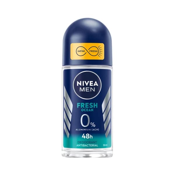 NIVEA Men fresh ocean Desodorante roll on para hombre, sin sales de alumino 50 ml. - 0.05 l - Imagen del producto en Findit