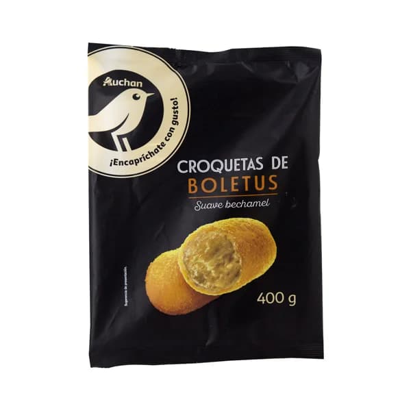 ALCAMPO GOURMET Croquetas rellenas de suave bechamel y boletus 400 g. - 0.4 kg - Imagen del producto en Findit