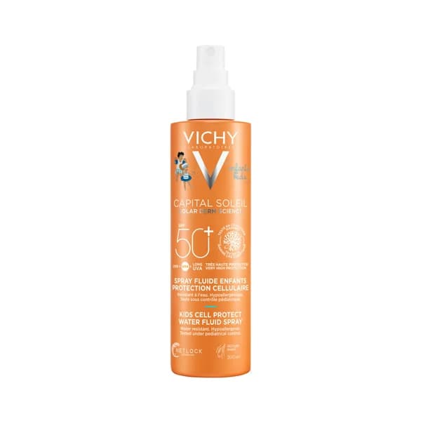 VICHY Protector solar en spray, especial niños con pieles sensibles y FPS 50+ (muy alto) VICHY Capital soleil 200 ml. - 0.2 l - Imagen del producto en Findit