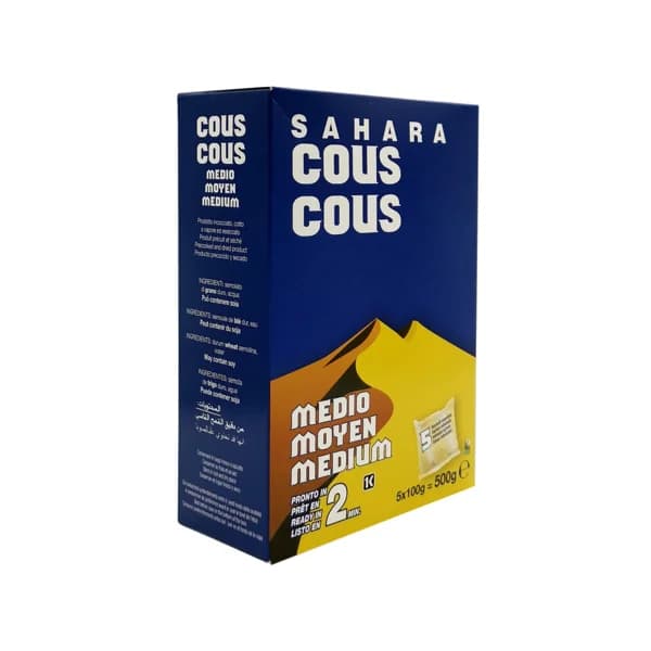 SAHARA Cuscus grano medio SAHARA 5 bolsas x 100 g. - 0.5 kg - Imagen del producto en Findit