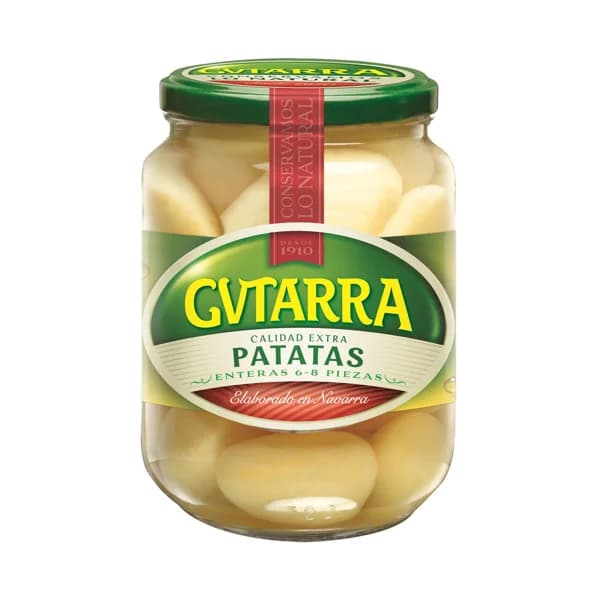 GVTARRA Patata entera extra frasco de 450 g. - 0.45 kg - Imagen del producto en Findit
