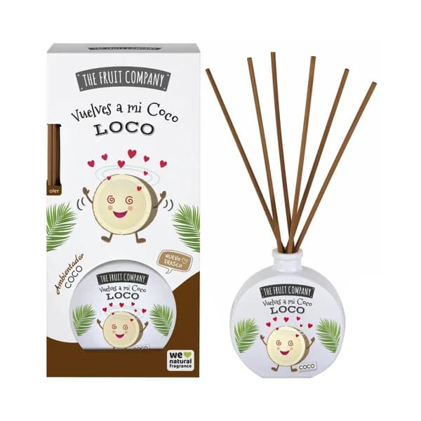 THE FRUIT COMPANY Ambientador de varillas (Mikado) con aroma a coco. - 1 ud - Imagen del producto en Findit