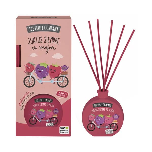 THE FRUIT COMPANY Ambientador de varillas (Mikado) con aroma a frutos rojos. - 1 ud - Imagen del producto en Findit
