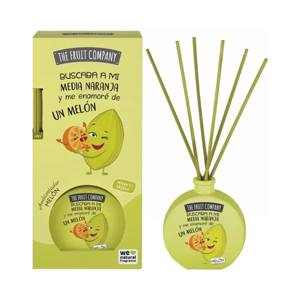 THE FRUIT COMPANY Ambientador de varillas (Mikado) con aroma a melón. - 1 ud - Imagen del producto en Findit