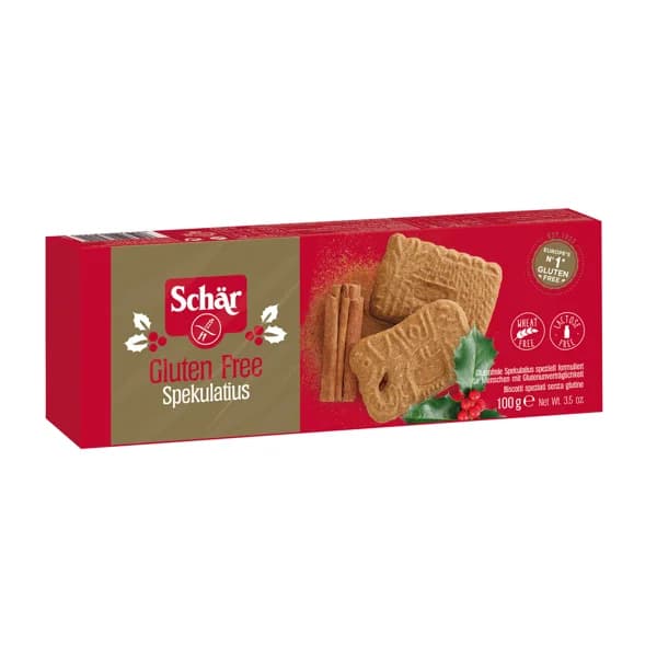 Galletas Navideñas sin gluten Spekulatius SCHÄR 100 g. - 0.1 kg - Imagen del producto en Findit